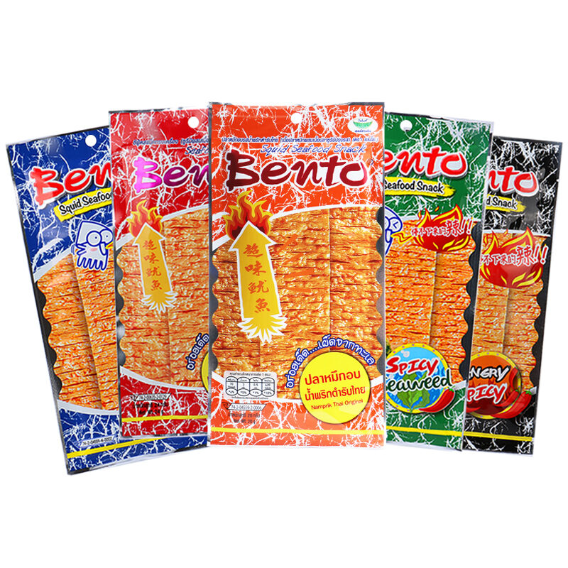 Bento Super Squid Slices 20g Shredded Instant Dried Squid Snacks – SNACKS GO