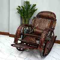 ZHENTAIYUAN | Natural Durable Rattan Rocking Chair
