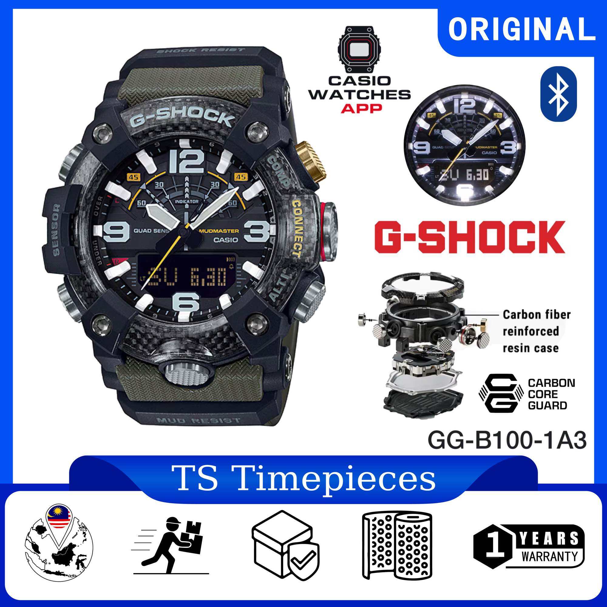 READY STOCK G*Shock Tai Chi Limited Edition GST-B200TJ-1A GST