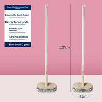 CHAHUA | Hard Bristle Floor Brush Long Handle