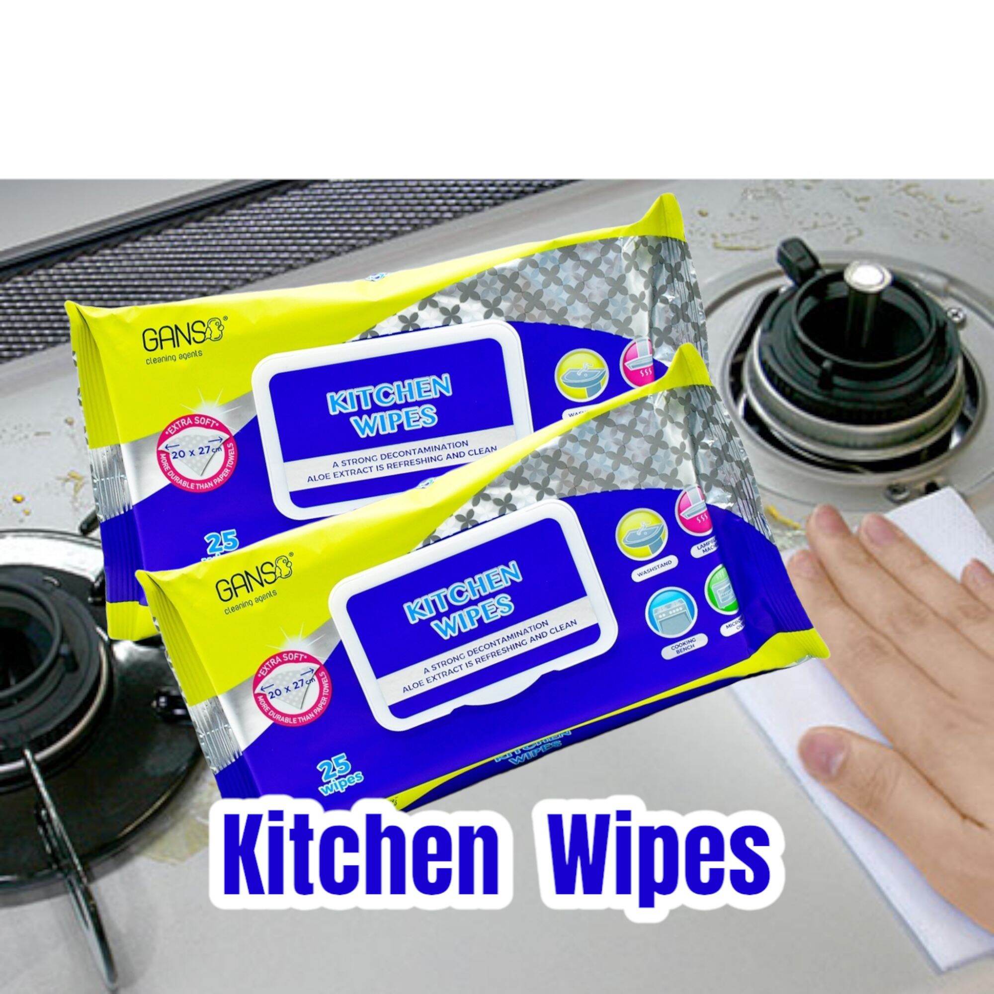 Ganso Glass Window Wipes, Tisu Basah Tingkap Kaca