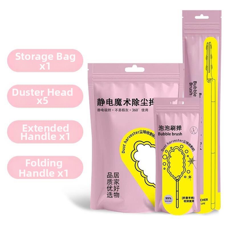 PH | Static Attraction Dusting Duster with Extendable Handle | Lazada