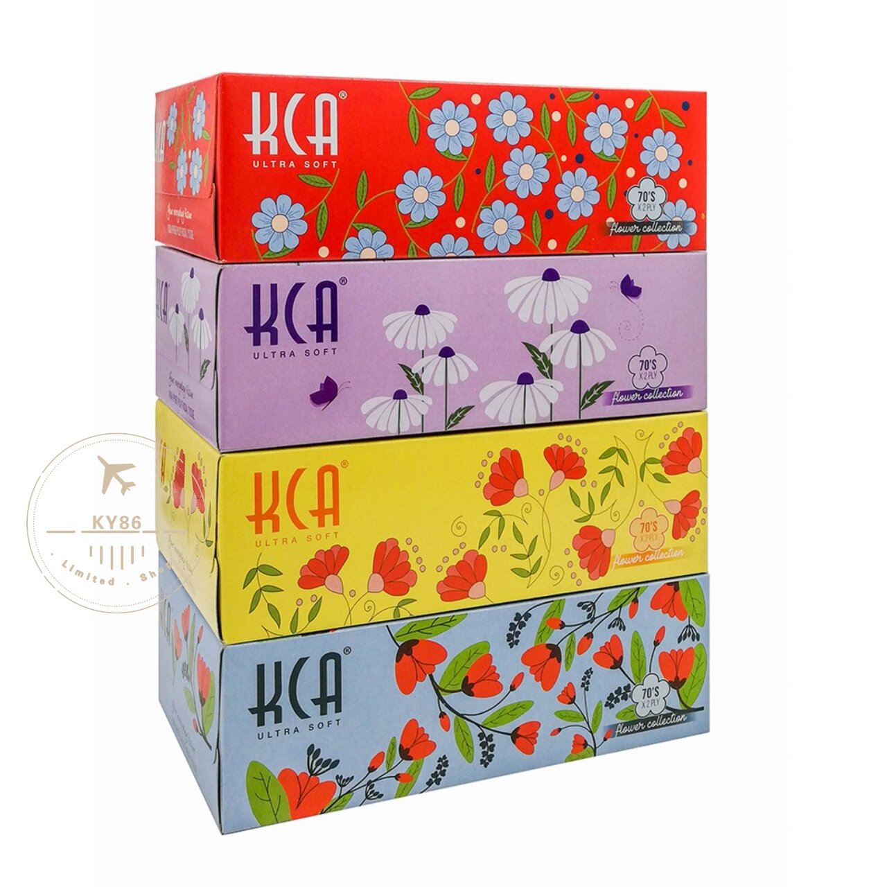 KCA Facial Tissue 70’s x 4’s Lazada