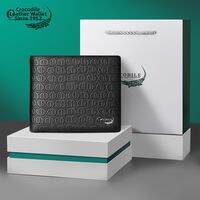 Crocodile | Genuine Leather Short Wallet Business & Youth
