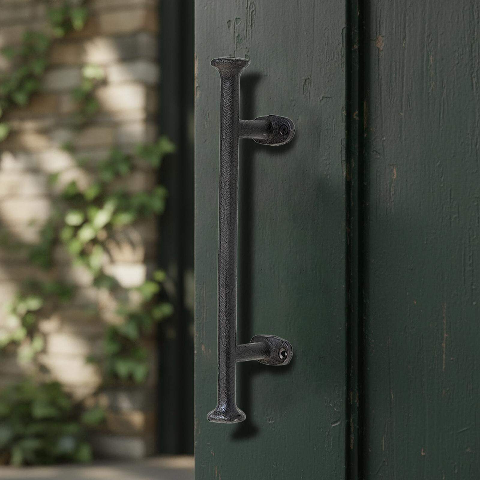 Cast Iron Gate Handle, Decorative, Versatile Rustic Easy to Install Creative Sturdy Durability Barn Door Pull Heavy Duty