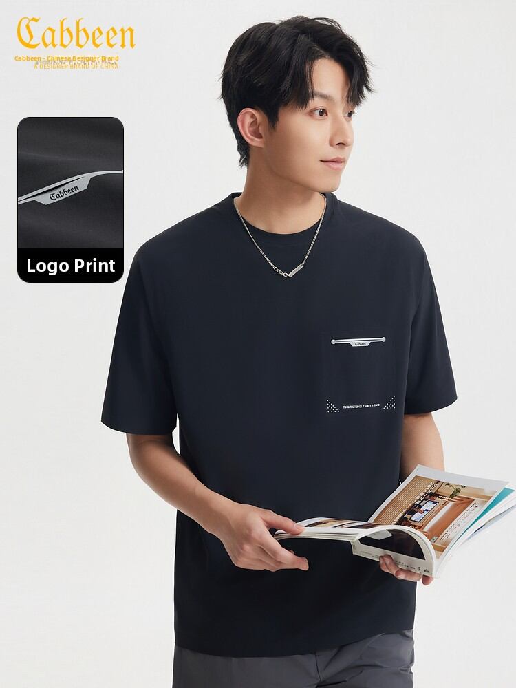 Cabbeen | High Elasticity Quick-Dry Pocket Short Sleeve T-Shirt - Jenama Cabbeen Harga 266 Ringgit*Penghantaran Percuma