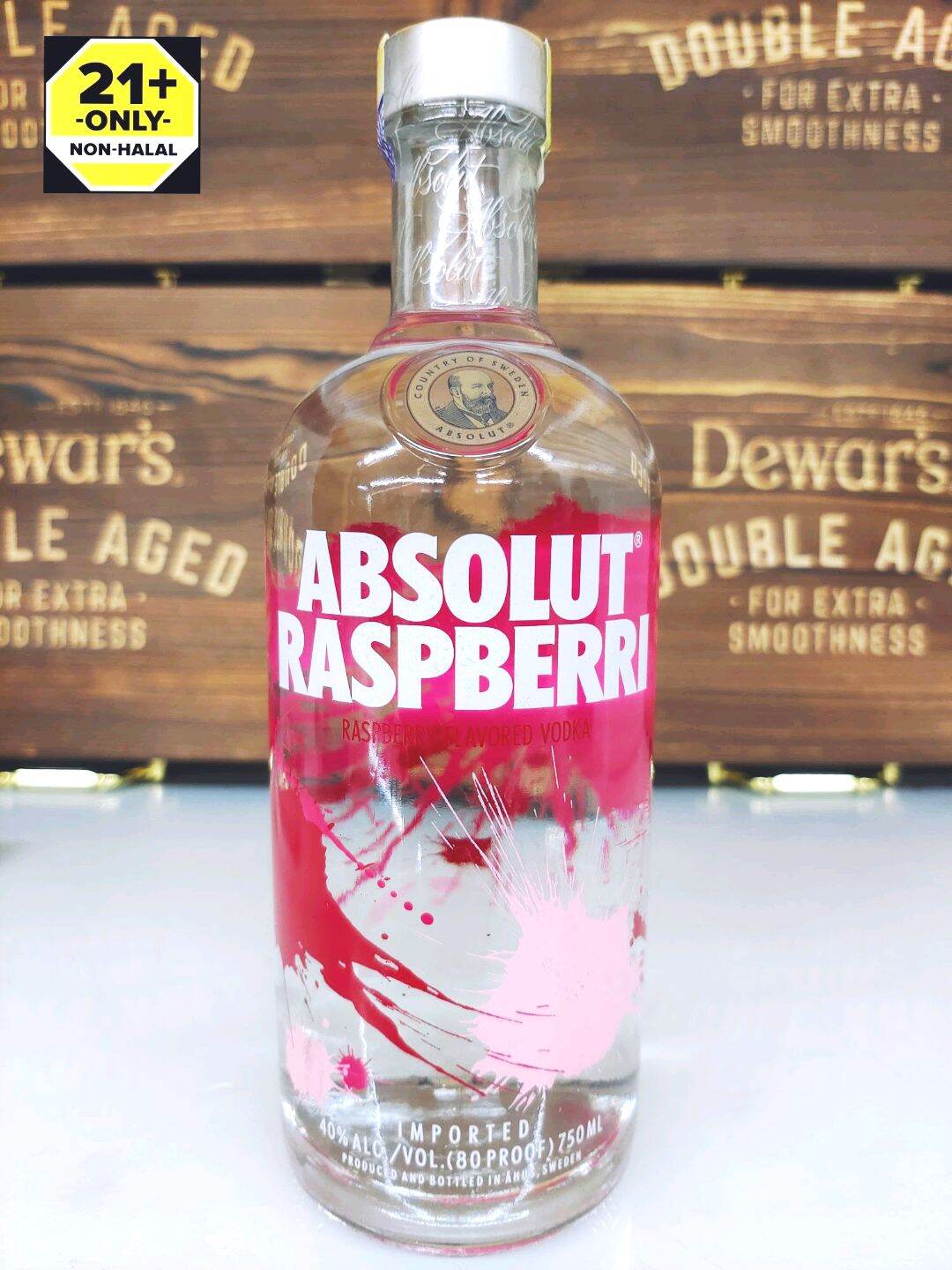 Absolut Vodka Raspberry 750ml 💯 Original Ready Stock Lazada
