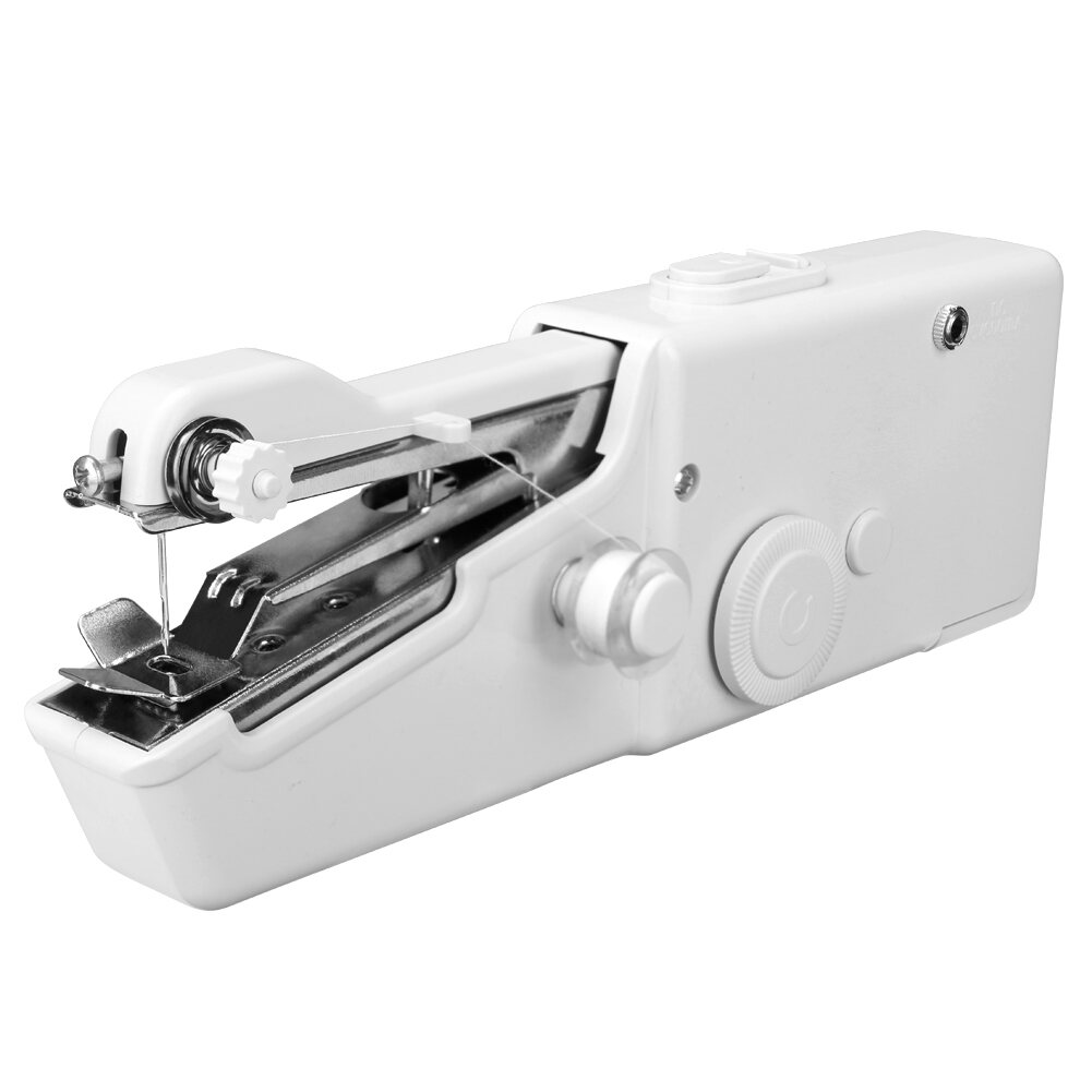 Handheld Sewing Machine Portable Stitch Sew Needlework Cordless Clothes