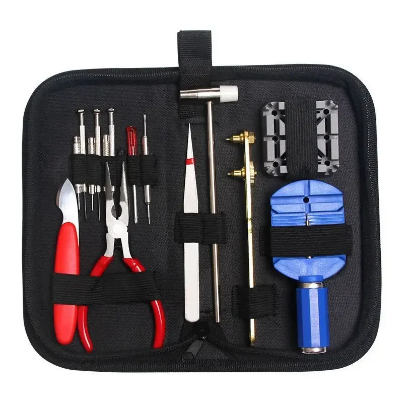 (IN STOCK)Watch Repair Tool Kit Watch Case Opener Link Remover Screwdriver Repair Tools Kit Watchmaker Tools