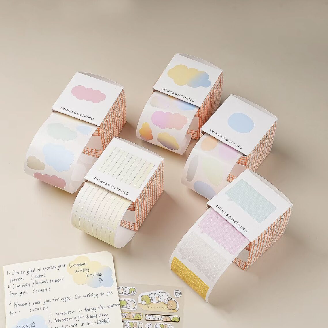 Dopamine Color Series Pull-Out Sticky Notes Student Simple INS Plan ...
