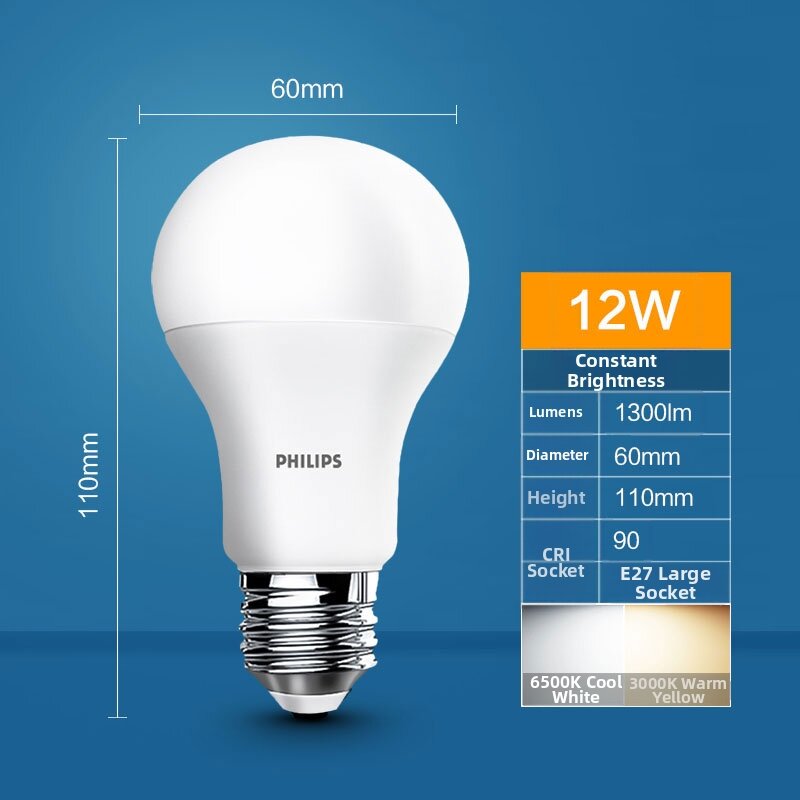 Philips | Super Bright Replaceable LED Bulb E27