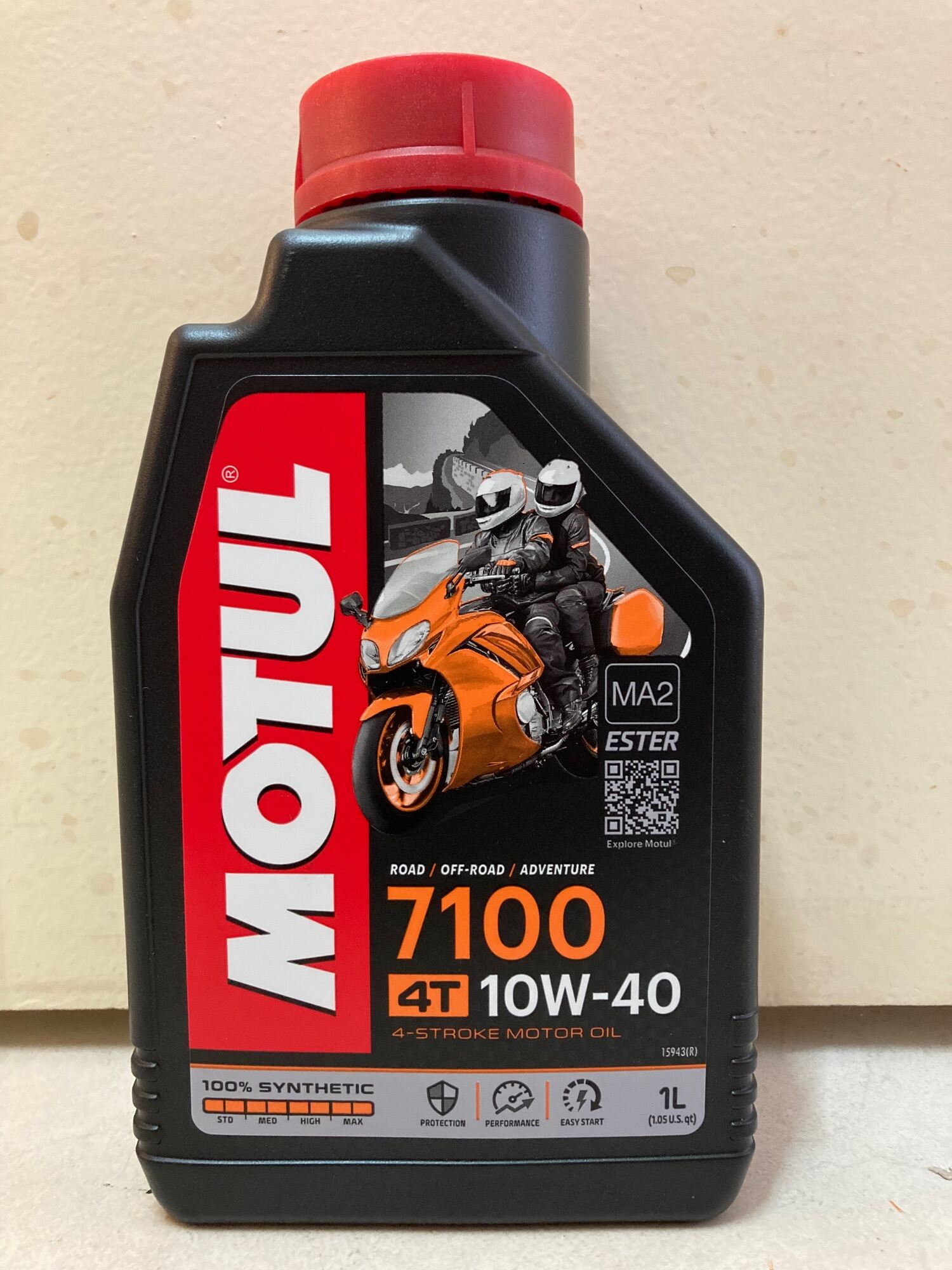 MOTUL 7100 Minyak Hitam ESTER Engine Oil 1 Liter 1L 10W50 15W50 Fully  Synthetic MA2 Engin Motor