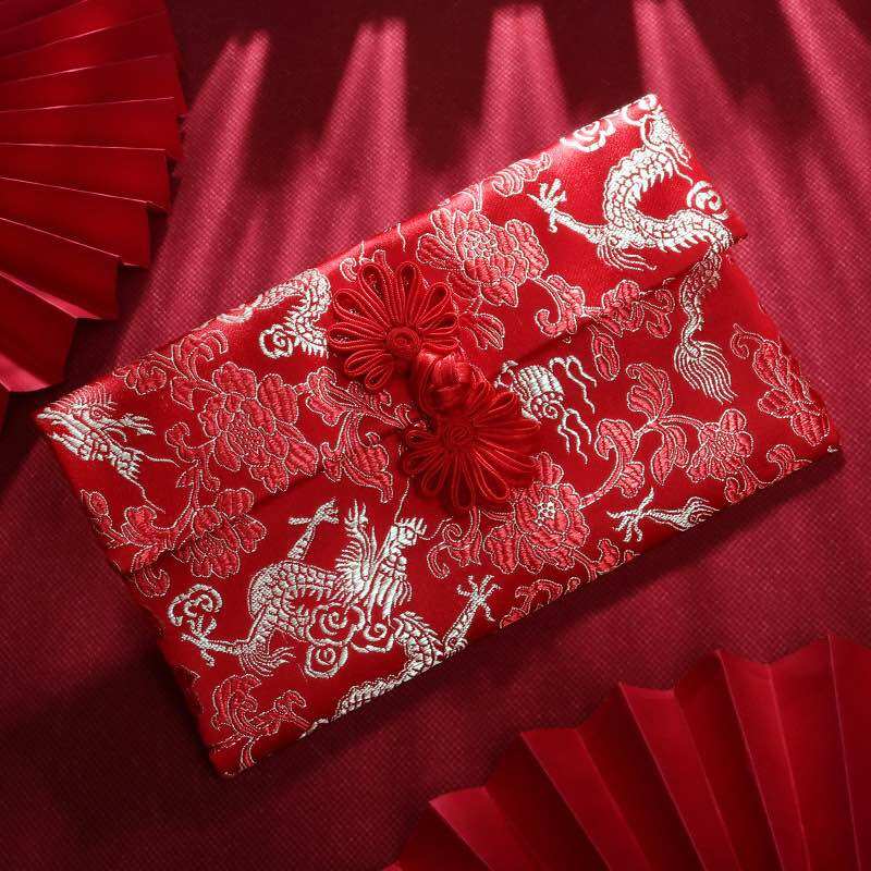 结婚喜庆新年布艺红包cny cloth red packet ang bao