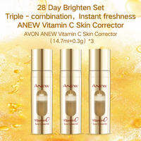【SG Stock】Authentic AVON ANEW Vitamin C Brightening serum essence skincare（14.7ml+0.3g） * 3 AM: Vitamin C | PM: Retinol 28 Days Brightening