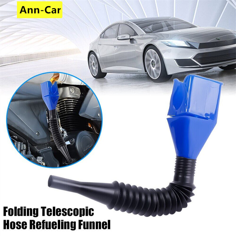 【Ann-Car】1PC Multi-function funnel portable motorcycle gasoline refueling funnel folding telescopic hose buckle hands-free Giá 18,201 Đồng*Miễn phí vận chuyển