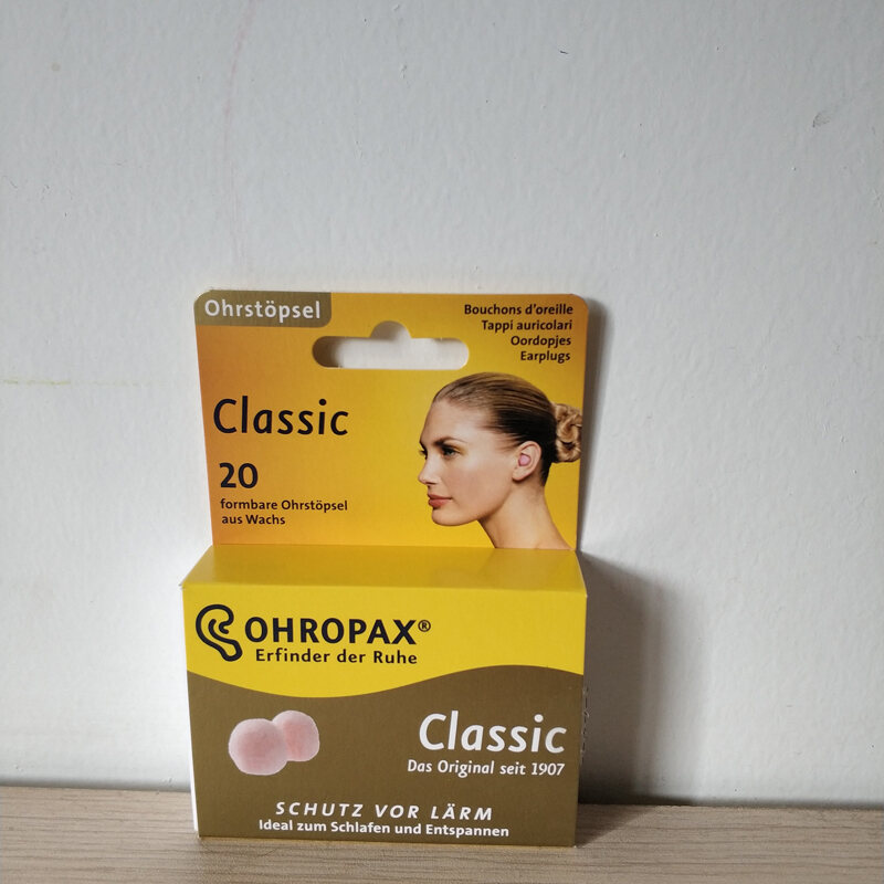 German Ohropax Wax Pill Earplugs AntiNoise Sleep Tools for Student