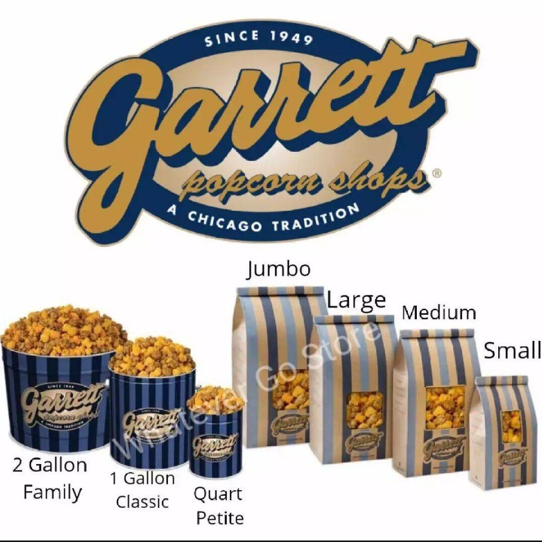 Garrett Popcorn, Caramel Crisp Flavour, Small Bag Size Lazada