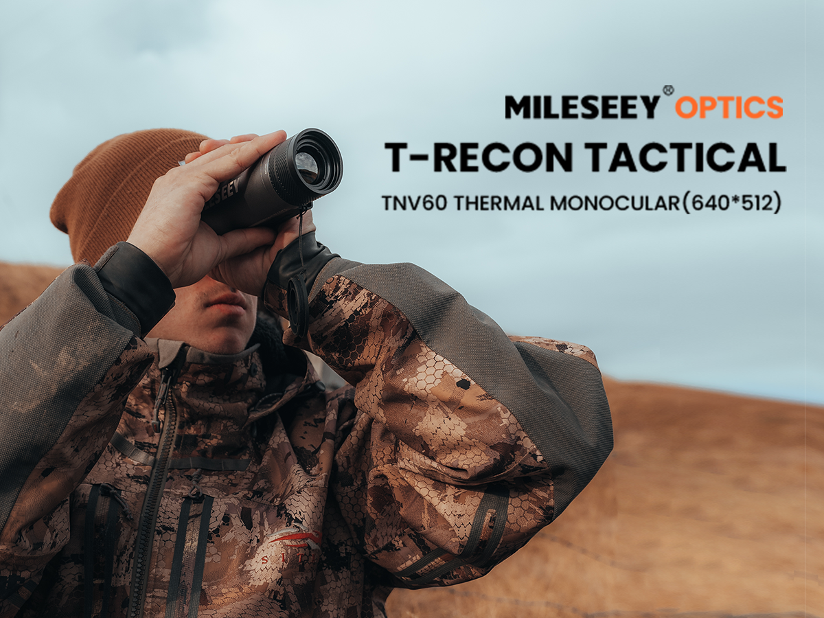 MiLESEEY TNV60 Thermal Monocular: 640x512 HD Imaging, 1,500-Yard Range, 15H Battery, IP65 Rugged ราคา 27,999 บาท*ส่งฟรี
