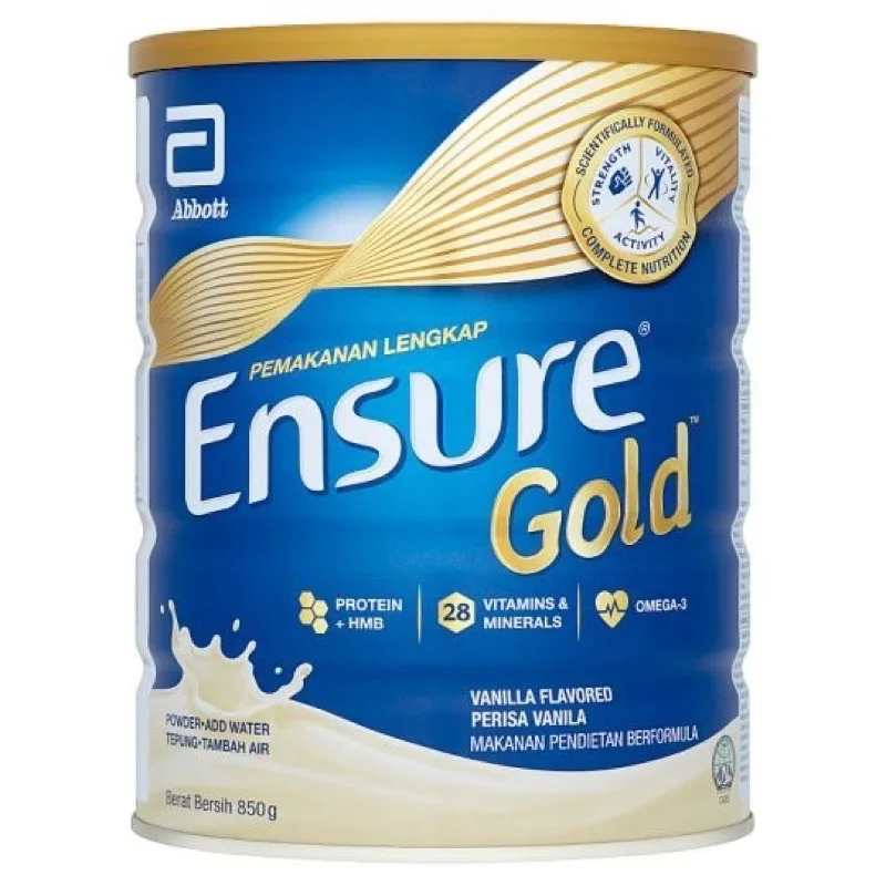Ready Stock 🇲🇾 Ensure Gold - (Vanilla / Wheat / Coffee) (850g) Exp: 2023