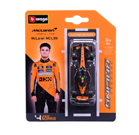Bburago 1:64 2025 SF25 #16 RB21 #1 F1 Alloy Car Model W16 MCL39 Red Bull Mercedes Ferrari McLaren Formula Racing Die Cast Toy
