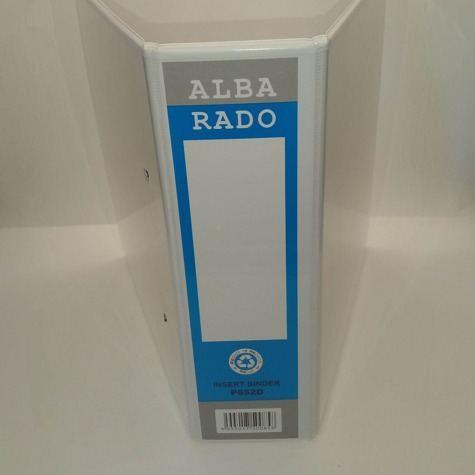Alba Rado PVC 2D White Ring File A4/F4 Insert Binder Fail Putih (16mm ...