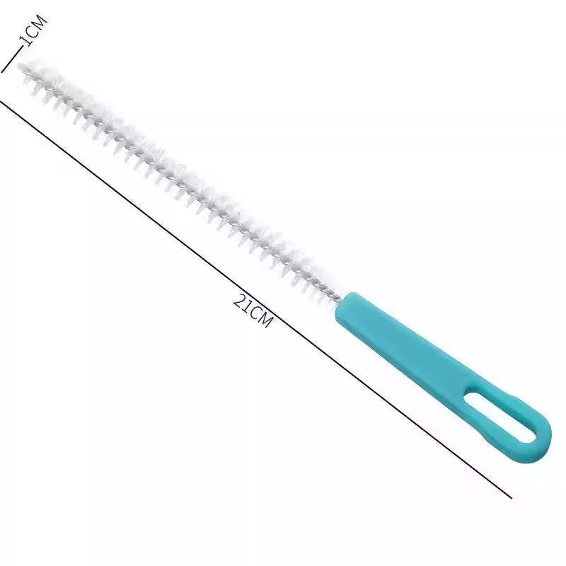 Muzhilin | Infant Bottle Sippy Straw Cleaner Brush Slim & Long