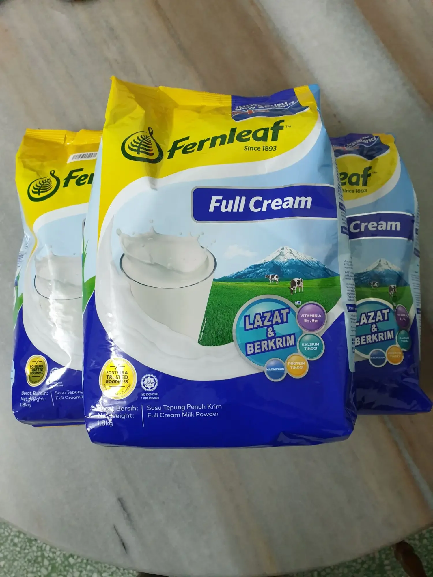 Fernleaf Full cream 1.8kg×3