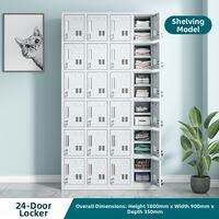 FANKALONG | Metal Storage Cabinet 10 Doors