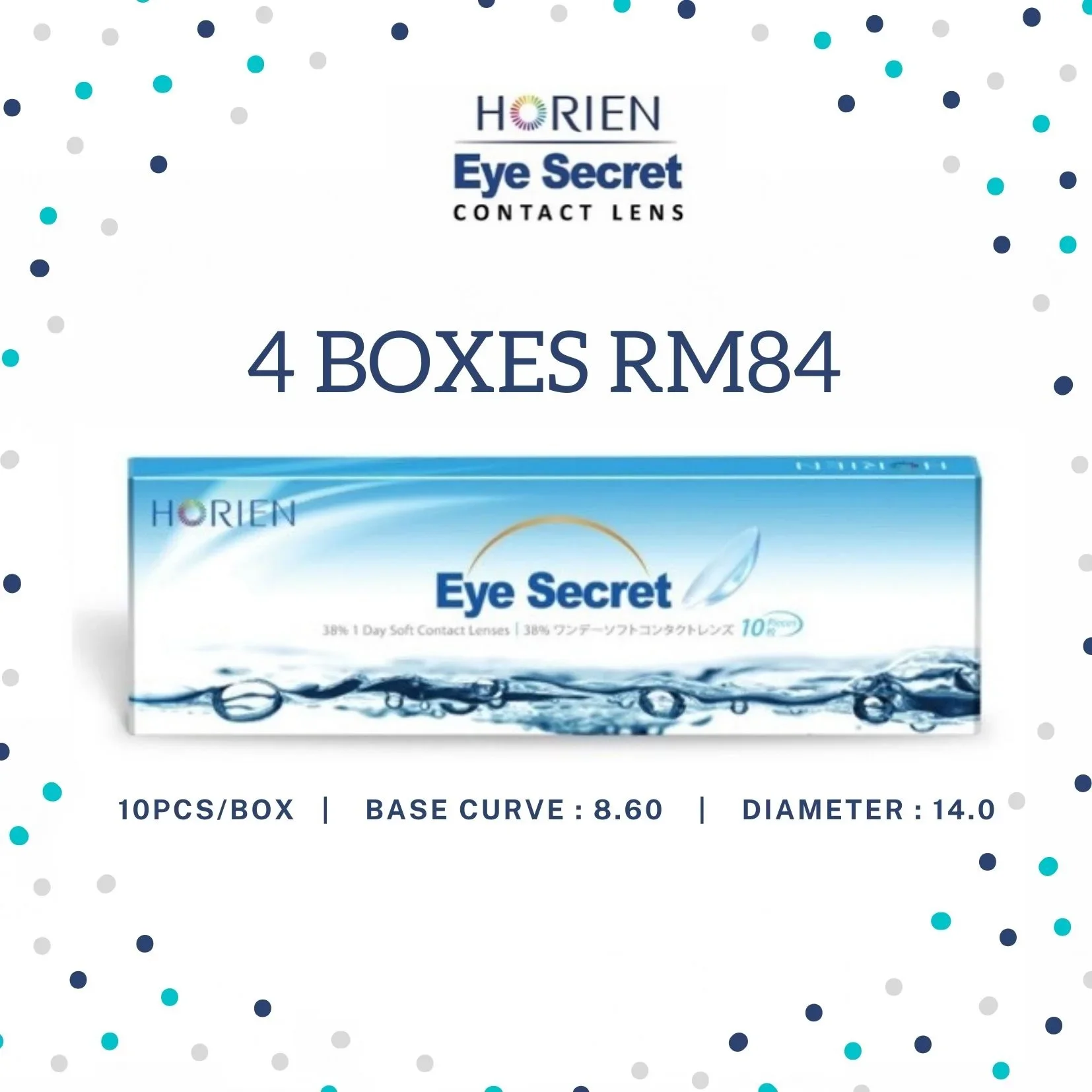 Horien Eye Secret Daily Disposable Contact Lenses 10PSC/Box