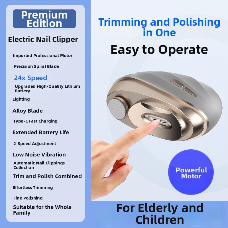 OVL | Electric Safe Childrens Nail Clipper & Filer