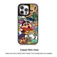 Orange shine | Shockproof Cartoon Crayon Shin Chan Drawing Phone Case