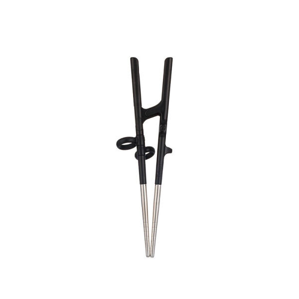 Edison | Edison Stainless Steel Chopsticks (Black /Right-Handed)
