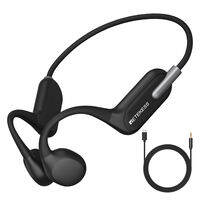 Retekess TT042 หูฟังช่วยฟัง Bluetooth ขยายเสียงชัดเจน อุปกรณ์ช่วยฟังผู้สูงอายุ แบบนำสัญญาณกระดูก ไม่เจ็บหู เหมาะสำหรับพูดคุย