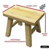 Portable No-Assembly Wooden Stool for Home Use Dance Adults