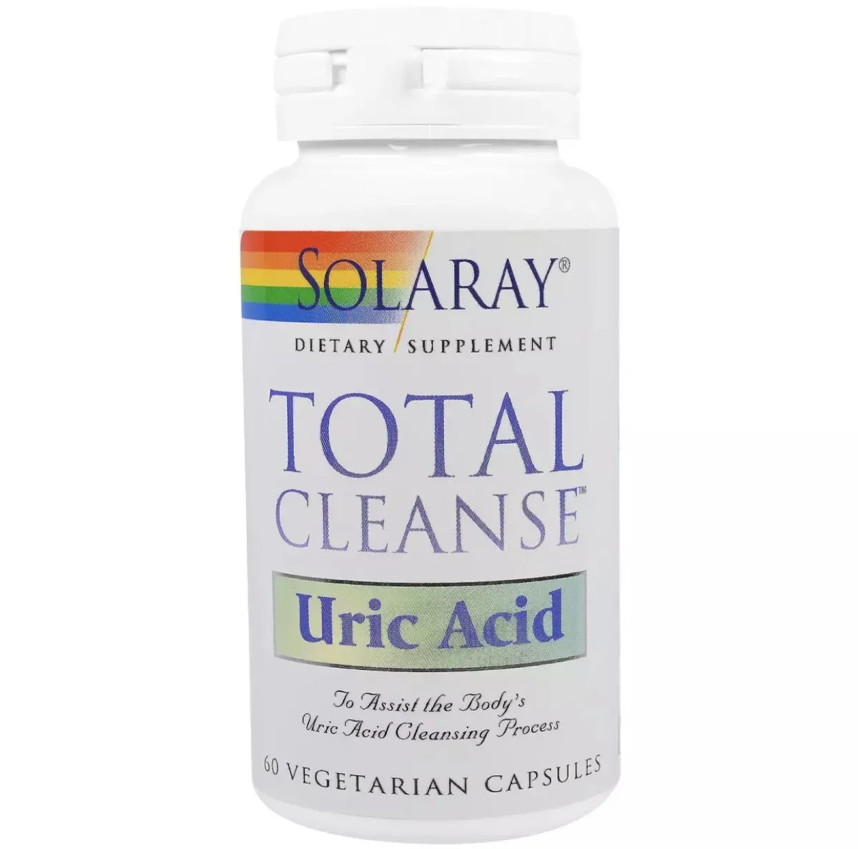 ✅READY STOCK✅ Solaray, Total Cleanse, Uric Acid, 60 Veggie Caps
