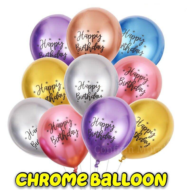 Beli belon happy birthday printed Pada Harga Terendah Lazada.com.my