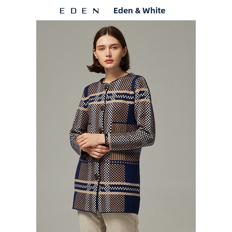 st·edenw | Future Sensory Double-Faced Checkered Knit Sweater Harga 1,021 Ringgit*Penghantaran Percuma