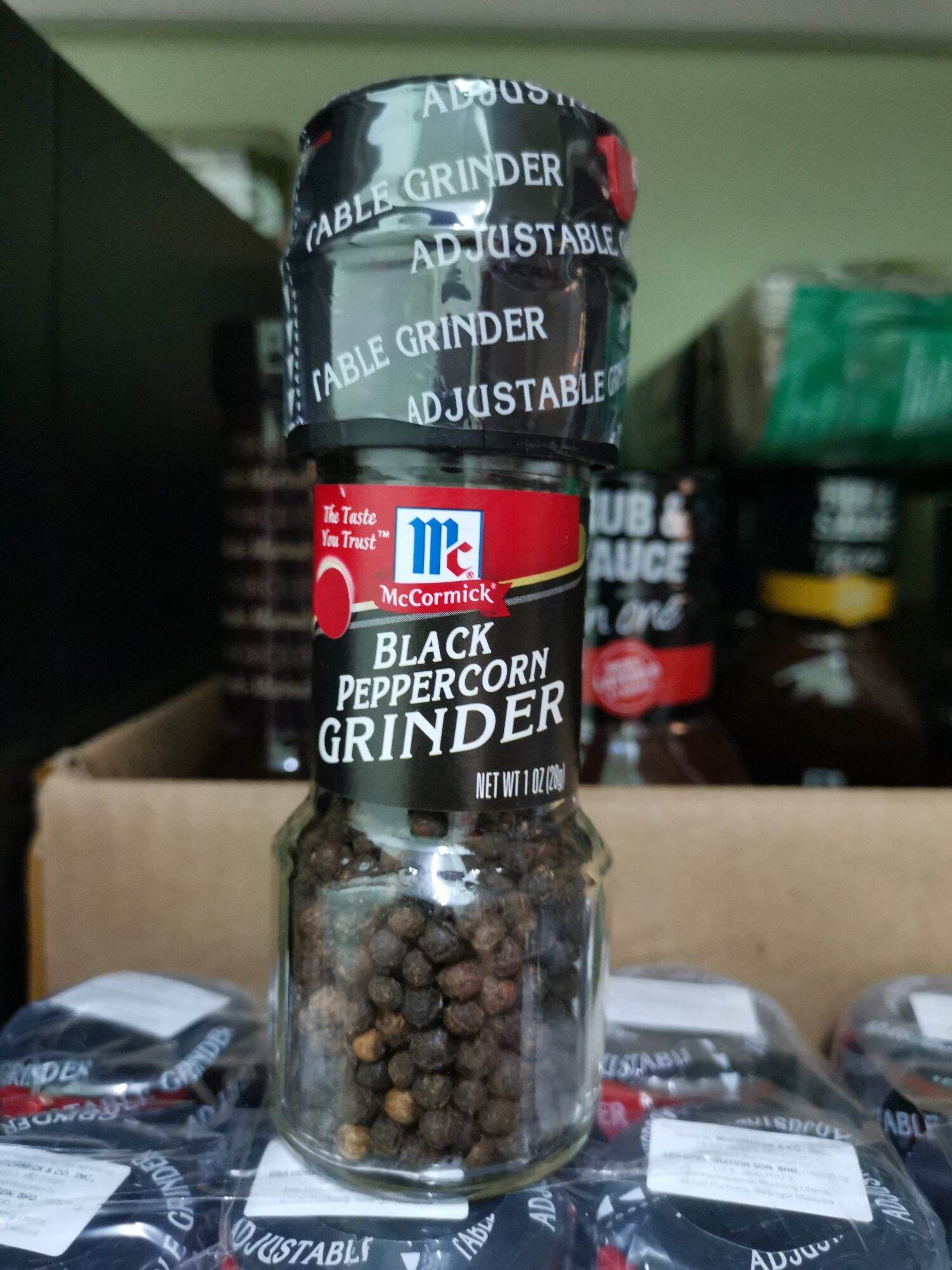 McCormick Black Peppercorn Grinder 28g