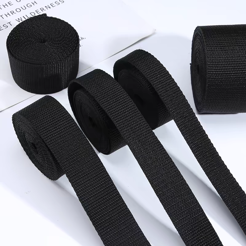 DTKJ 25MM/38MM Katoen Webbing,Canvas Lint Riem Bag,Canvas Webbing Knapsack Strapping Naaien Tas Riem Accessoires,10Yards/lot, kaki, 25mm