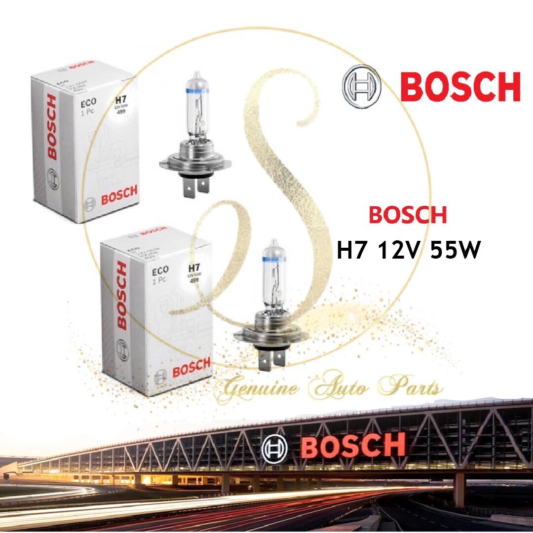 Geniune Single Bosch Eco H7 12V 55W 499 Headlight Bulb