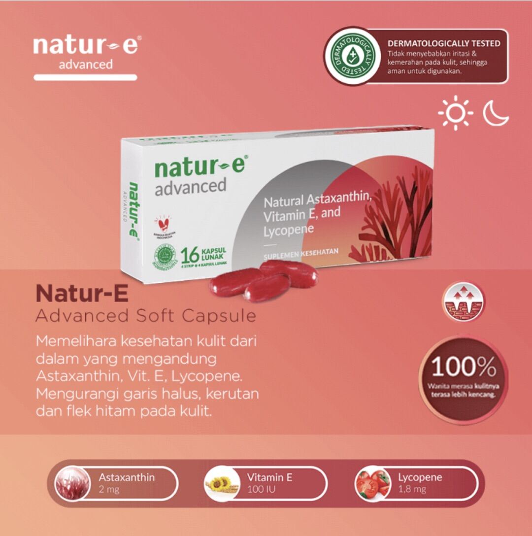 NaturE Hijau , Oren , Advanced Astaxanthin / Suplememt Kulit