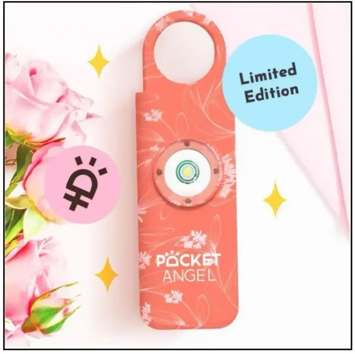 [🇲🇾 SHIP IN 24 HRS] 100% ORIGINAL Pocket Angel Personal Safety Alarm Light Personal Safety Defense Loud Women Man Birthday Gift Valentine Just For You