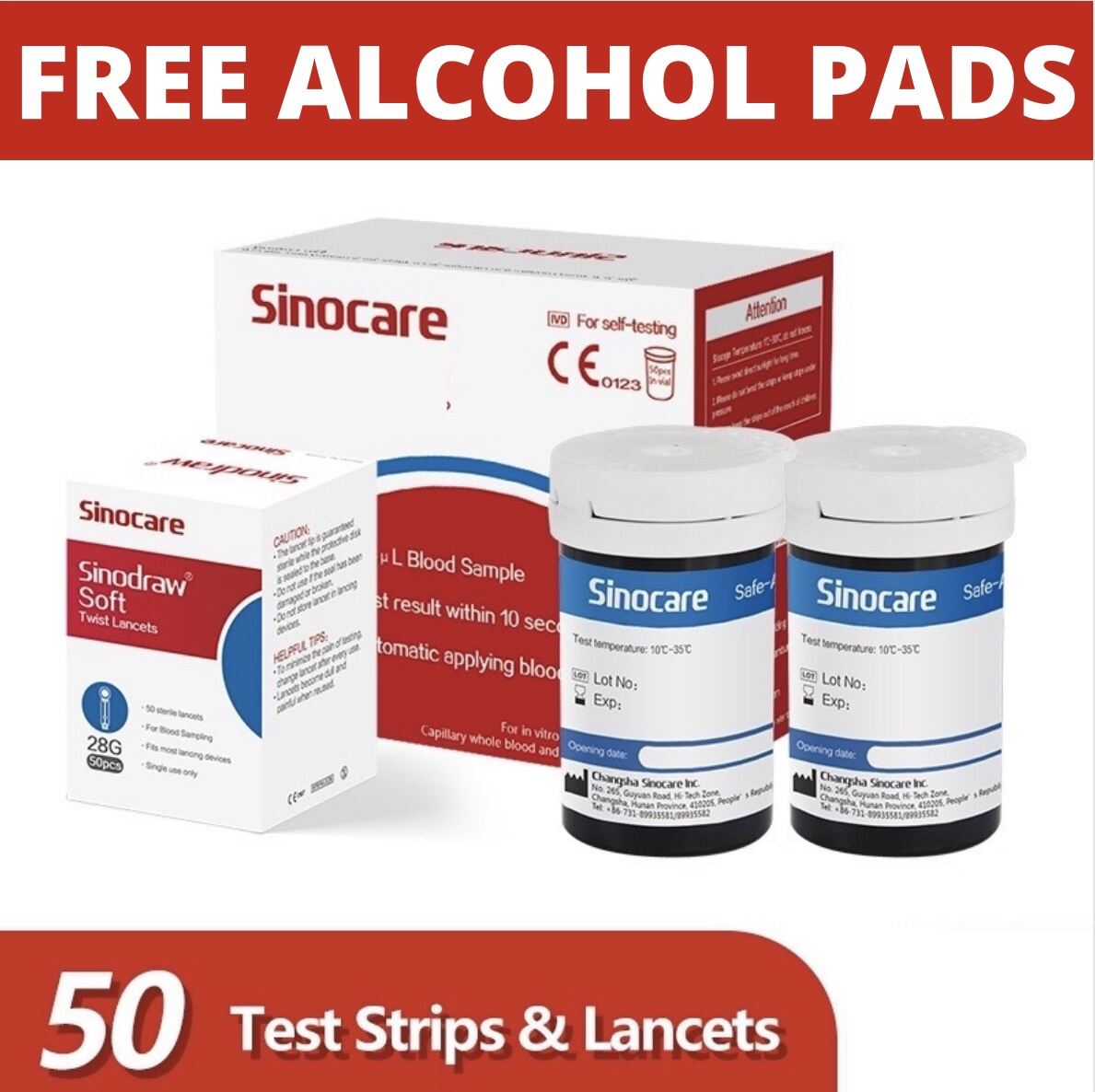 sinocare test strips only