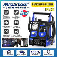 MRCARTOOL F109 Car Brake Oil Filling Changer Extractor Machine 1.2L Electric Pulse Vacuum Transfer Pump Clean The Pipeline 220V 110V Recycle Bottle Brake Bleeder Fluid Pump Kit