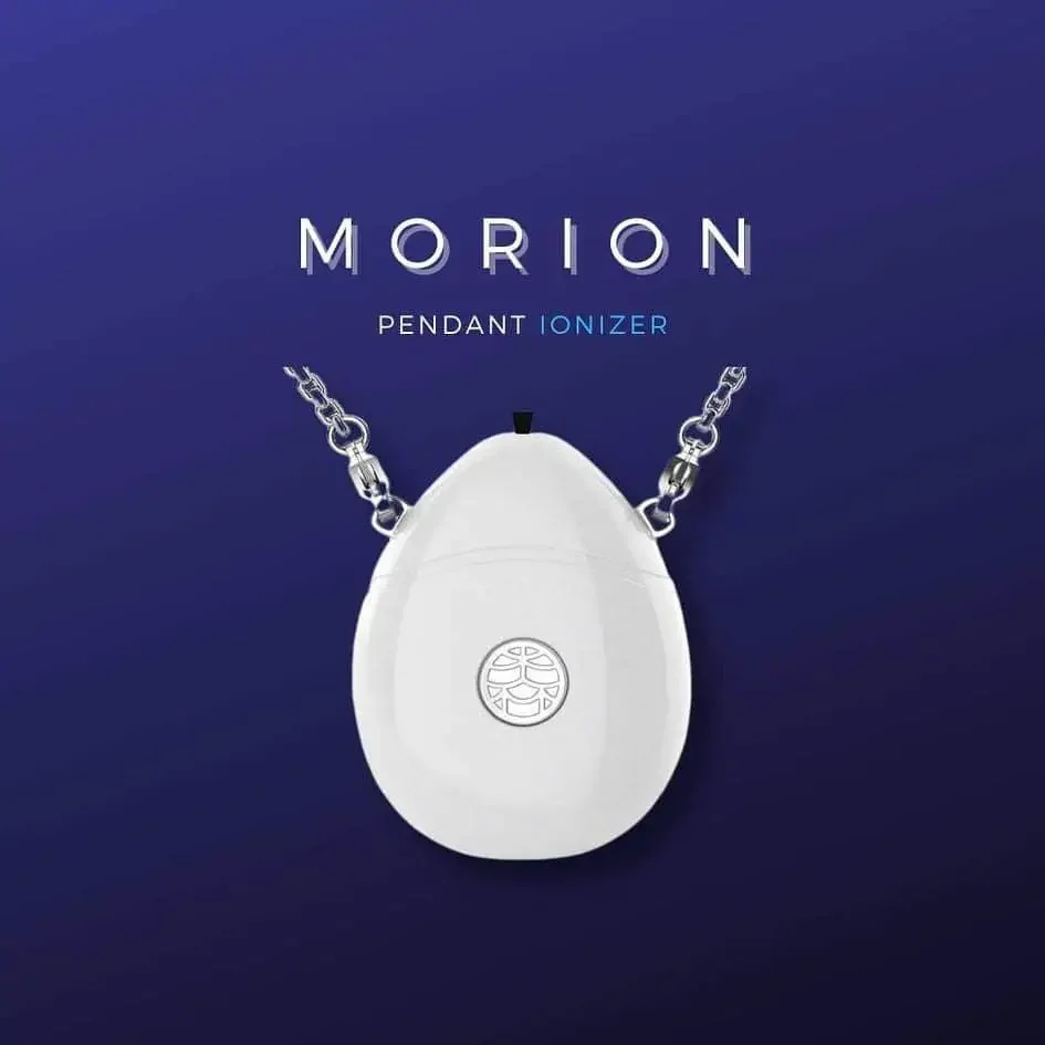 Morion Pendant Ionizer (Portable Air Purifier) - Elegant White