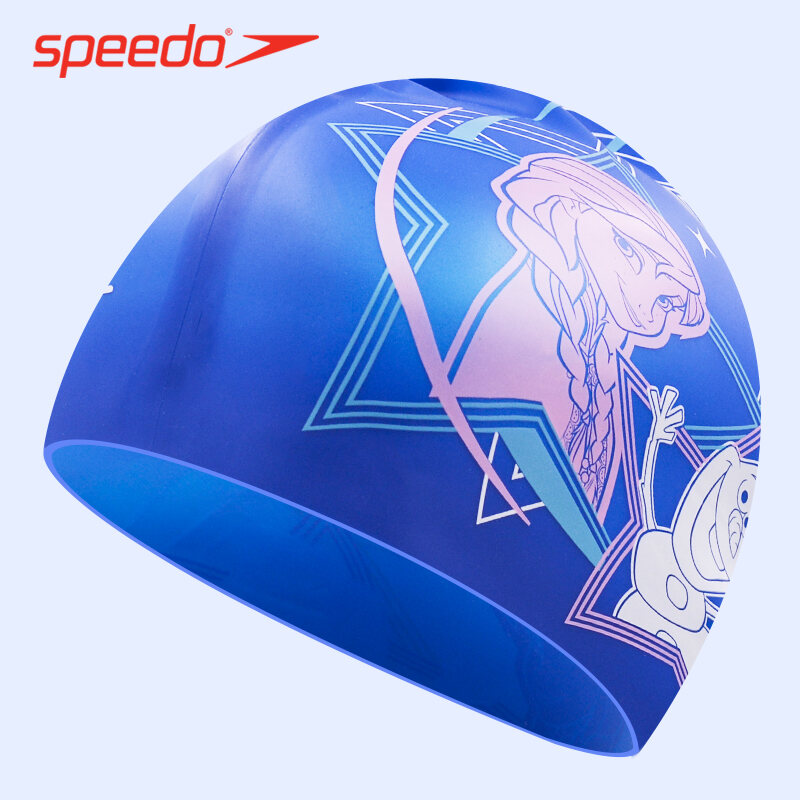 Speedo Children's Swimming Cap Silicone Lycra Coating Boys and Girls