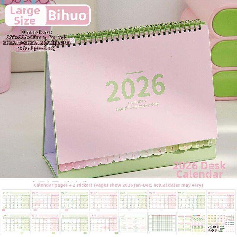 Study and Work Planning Calendar Reminder Desk Display