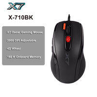 A4Tech X7 X-710BK Chuột chơi game Oscar 2000DPI trình chỉnh sửa chuột Oscar bộ nhớ trên bo mạch 160k 1000Hz45 IPS nền tảng Macro cổ điển Oscar
