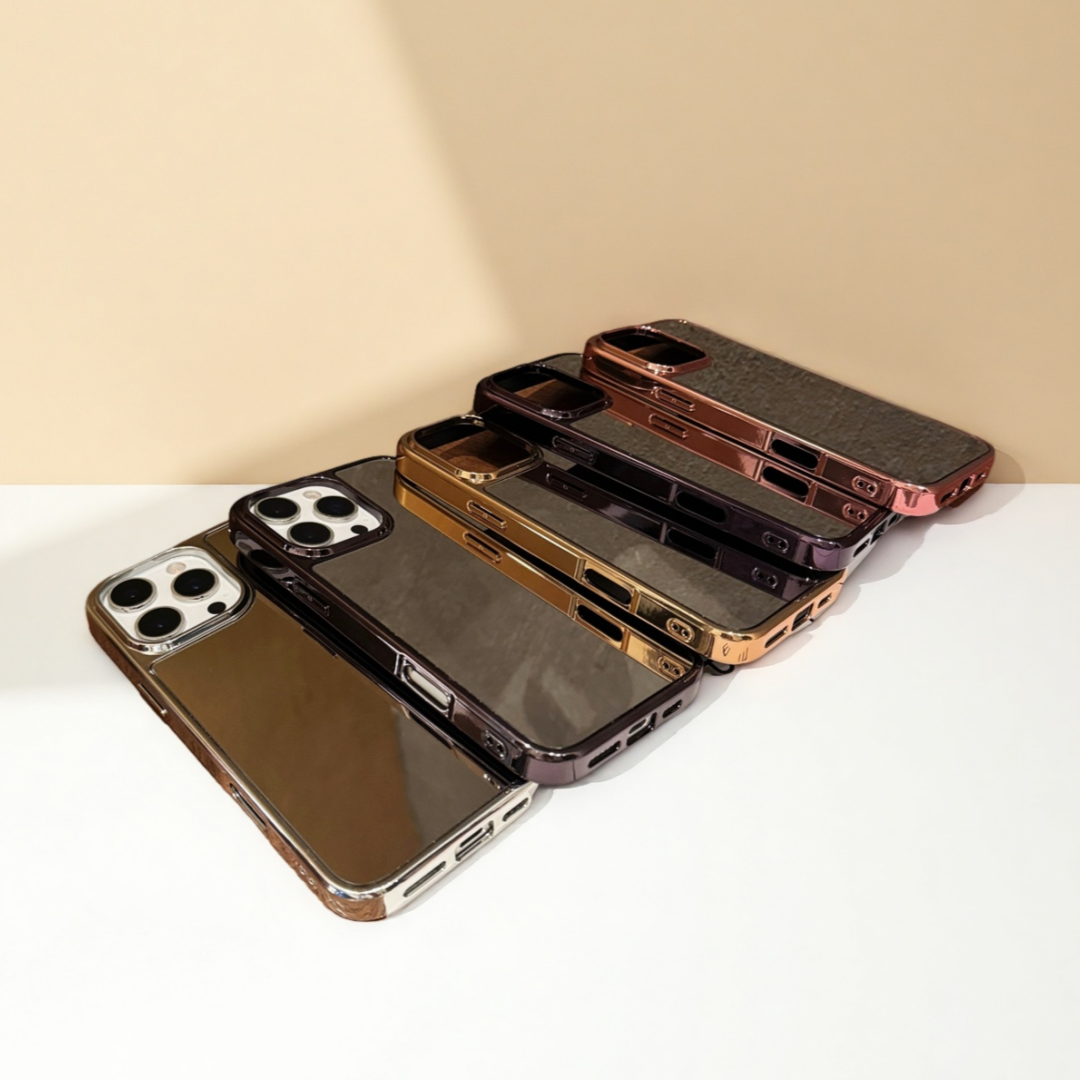 Shockproof Phone Case With Glossy Electroplated Finish_voghion.com