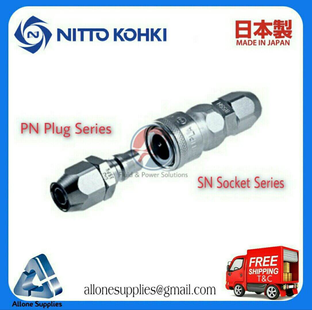 Original Nitto Kohki Nut Cupla Socket And Plug Nut Coupler For Connect Air Hose Pu Tubing